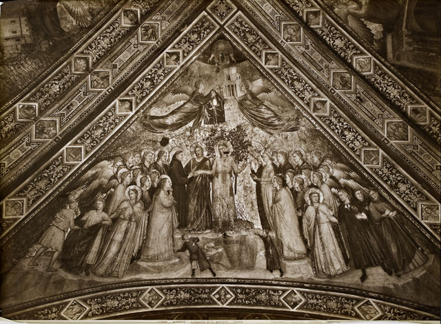 Anderson — Assisi - Allegoria della povertà - Giotto — insieme